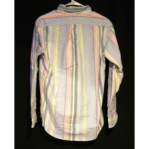 Polo Ralph Lauren Striped Shirt Classic Fit Women’s Size Small Pastel Button Up - Picture 2 of 2